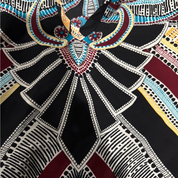 💰3 items for $12!  Multicolor Geometric Shift Dress M - Picture 6 of 8